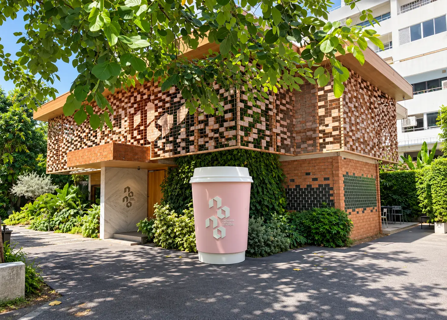 Garden courtyard exterior