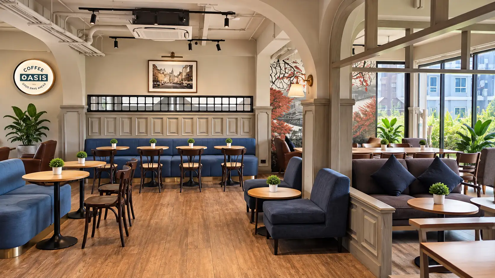Oasis Coffee interior