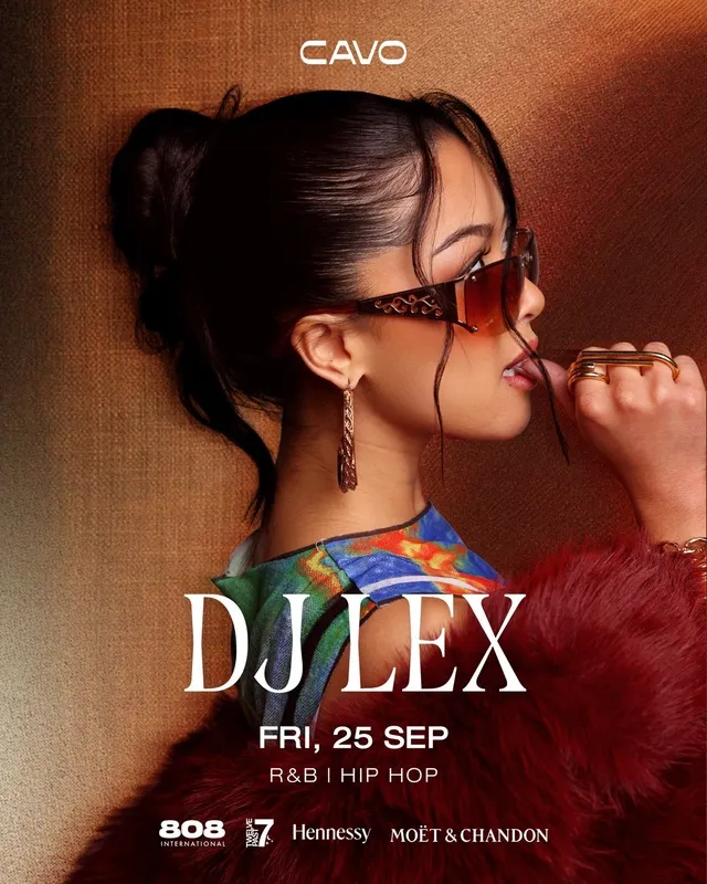 Flyer for DJ LEX (GRAND OPENING WEEKEND)