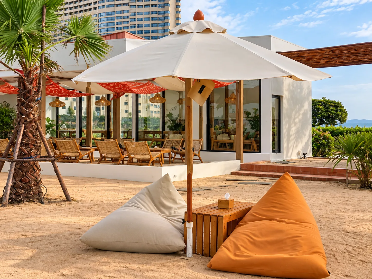 Salt House beach terrace